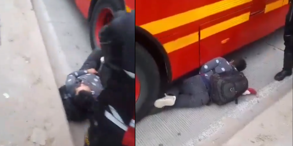 El Sujeto pretendía Ingresar a la Estación Perdomo Sin Pagar El Pasaje.