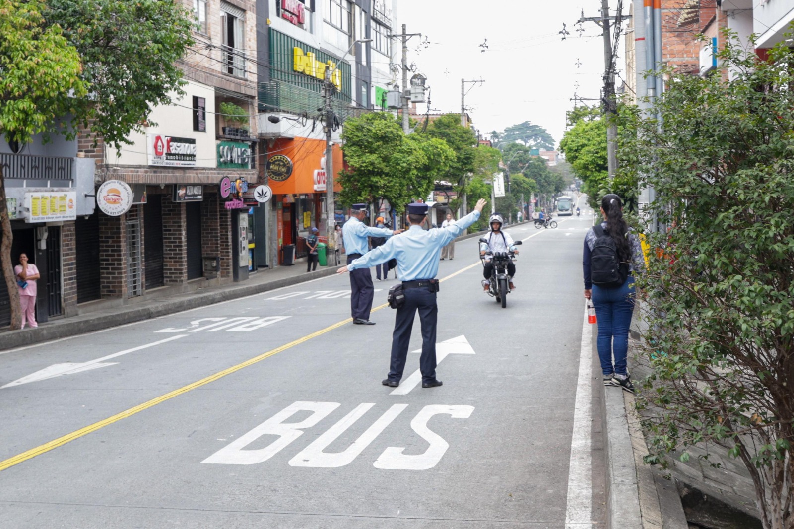 Agentes de tránsito de Medellín