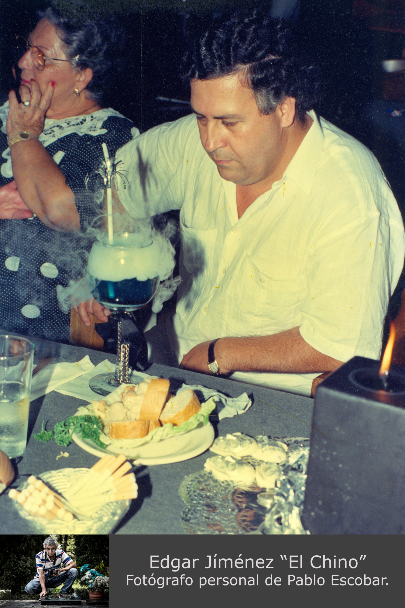 Édgar 'el Chino' Jiménez confiesa que escondió buena parte de su archivo de fotos con Pablo Escobar y que todavía no entiende por qué no lo mataron.
