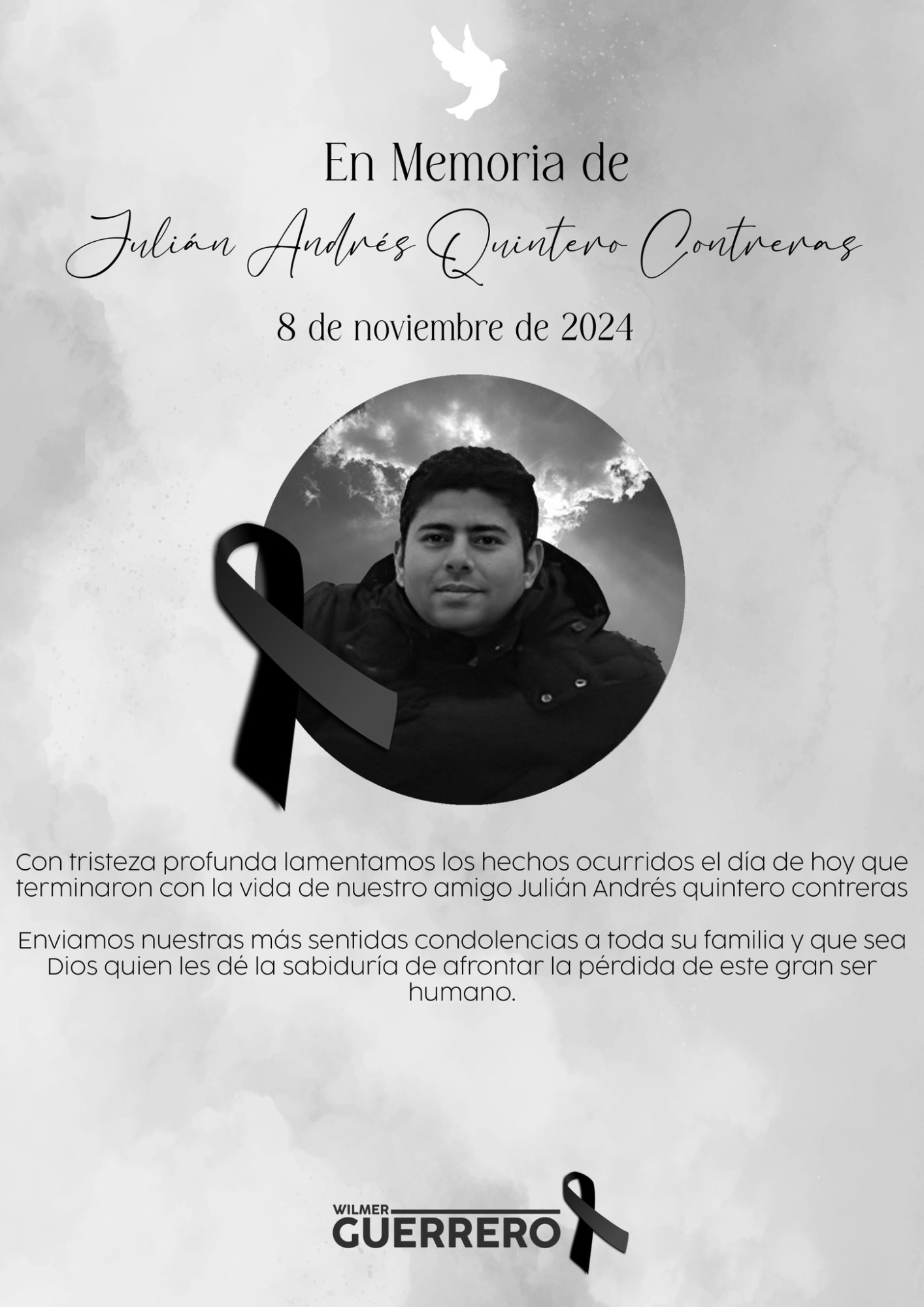 Médico cirujano Julián Quintero fue asesinado frente a su familia