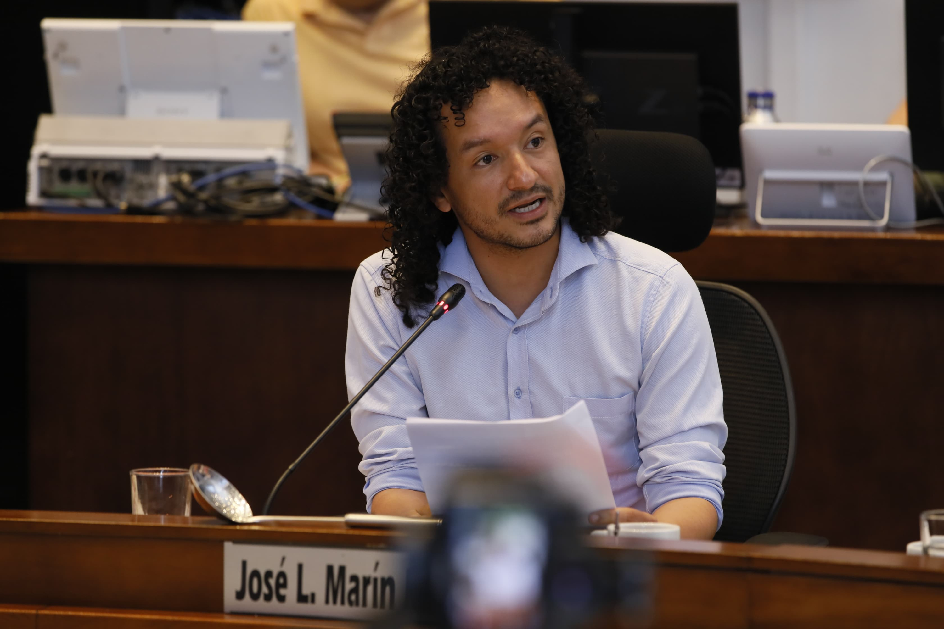 Jose Luis Marín, concejal de Medellín por el Pacto Histórico.