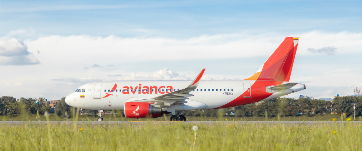 Avión de Avianca.