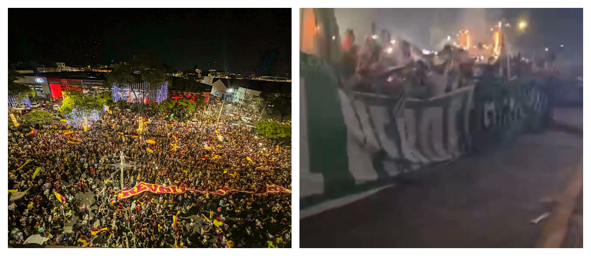 Locura En Ibagué Duelo De Banderazos De Hinchas De Tolima Y Nacional