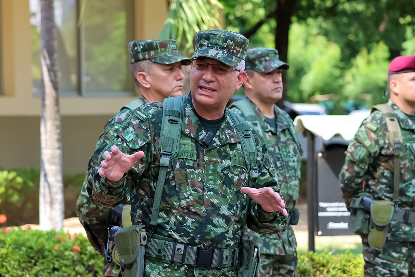 General Luis Emilio Cardozo, Comandante del Ejército.
