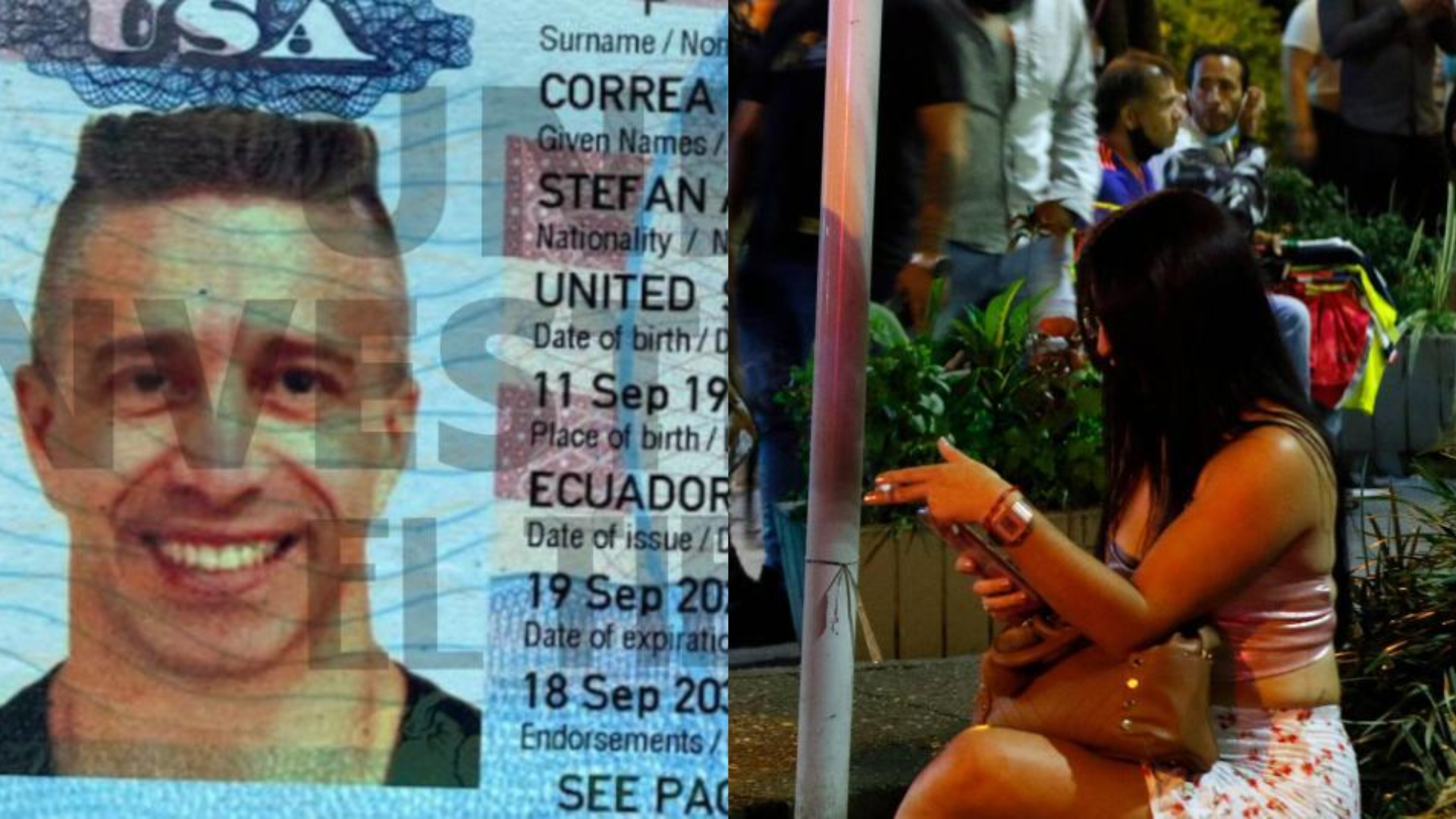 Stefan Andrés Correa, Proxenetas