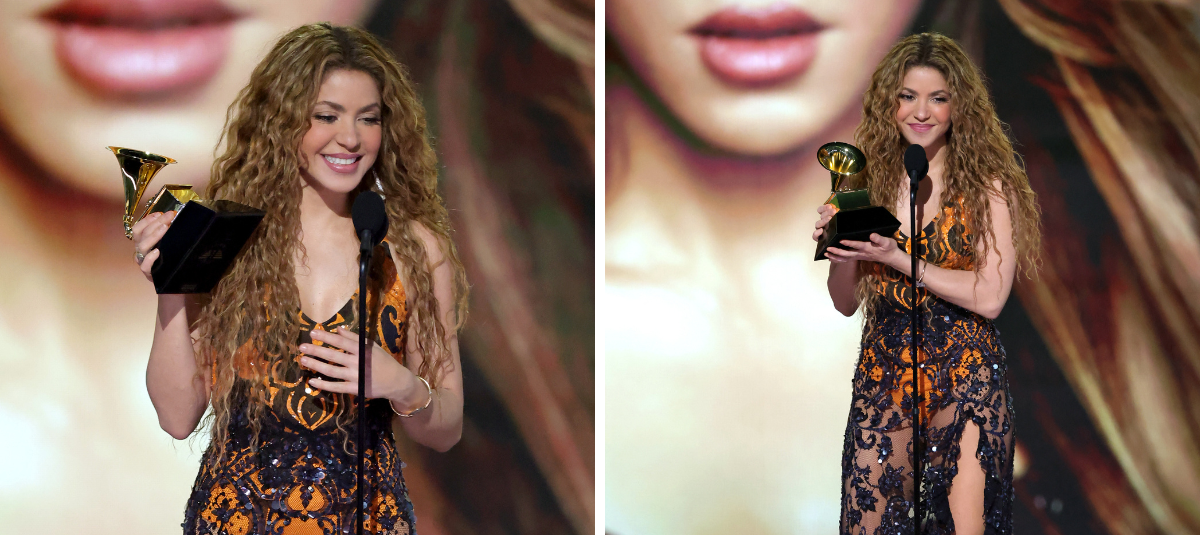 Shakira en los Grammy 2025