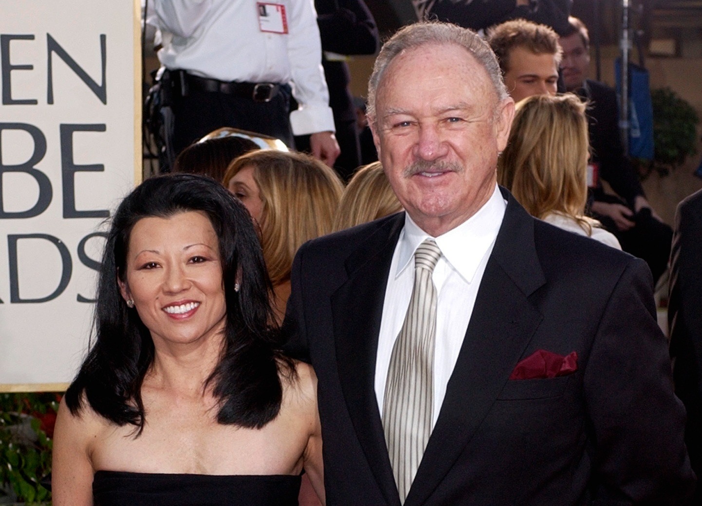 Gene Hackman y su esposa