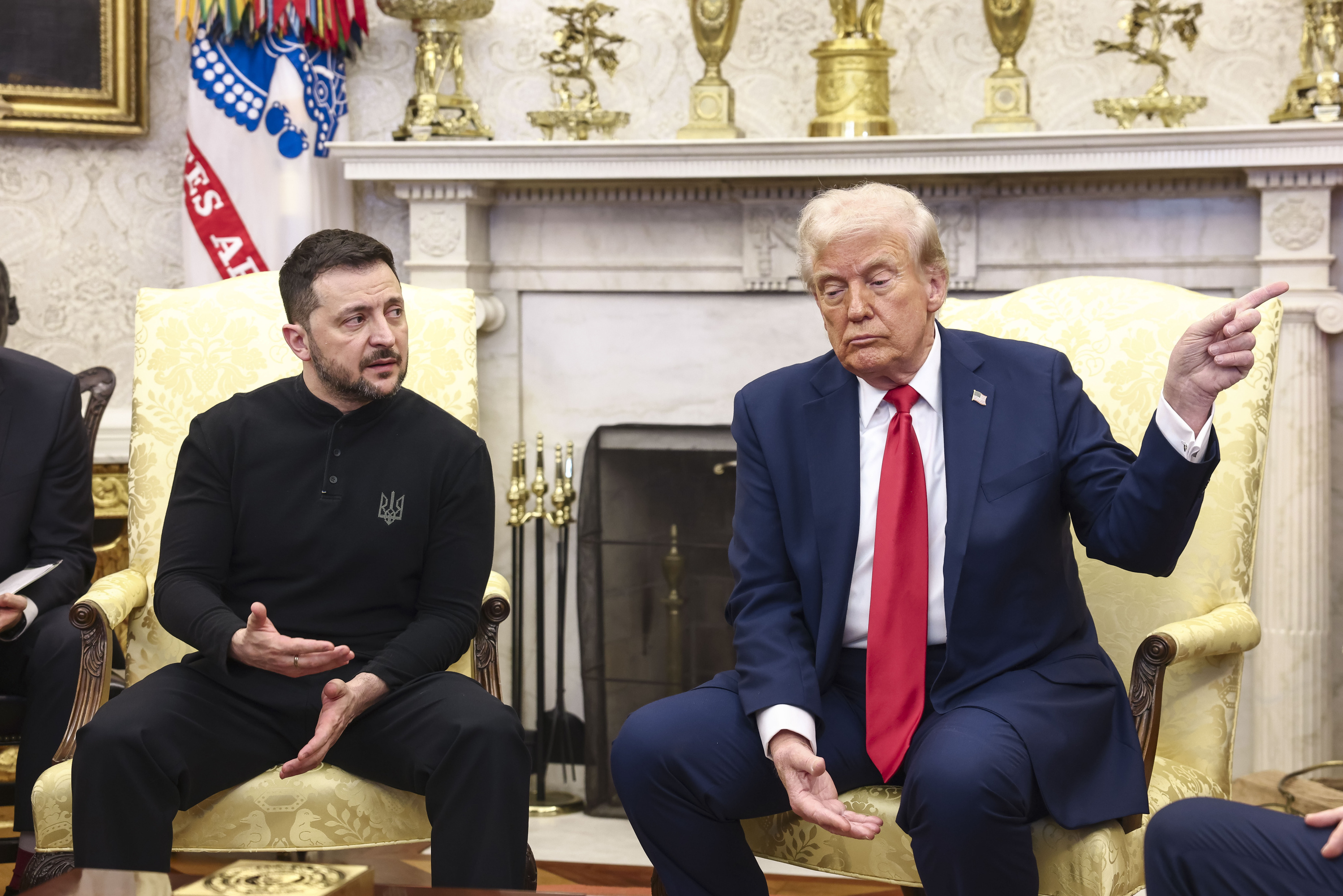 Donald Trump y Zelenski