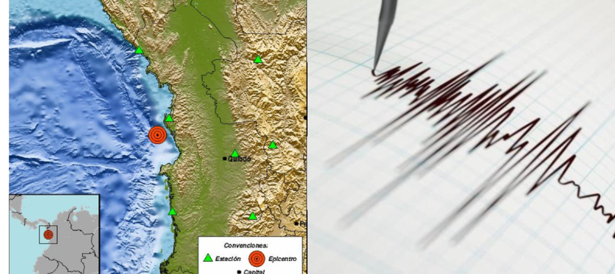 Temblor en Colombia hoy | Sismo de 3.2 sacude Chocó: conozca epicentro ...