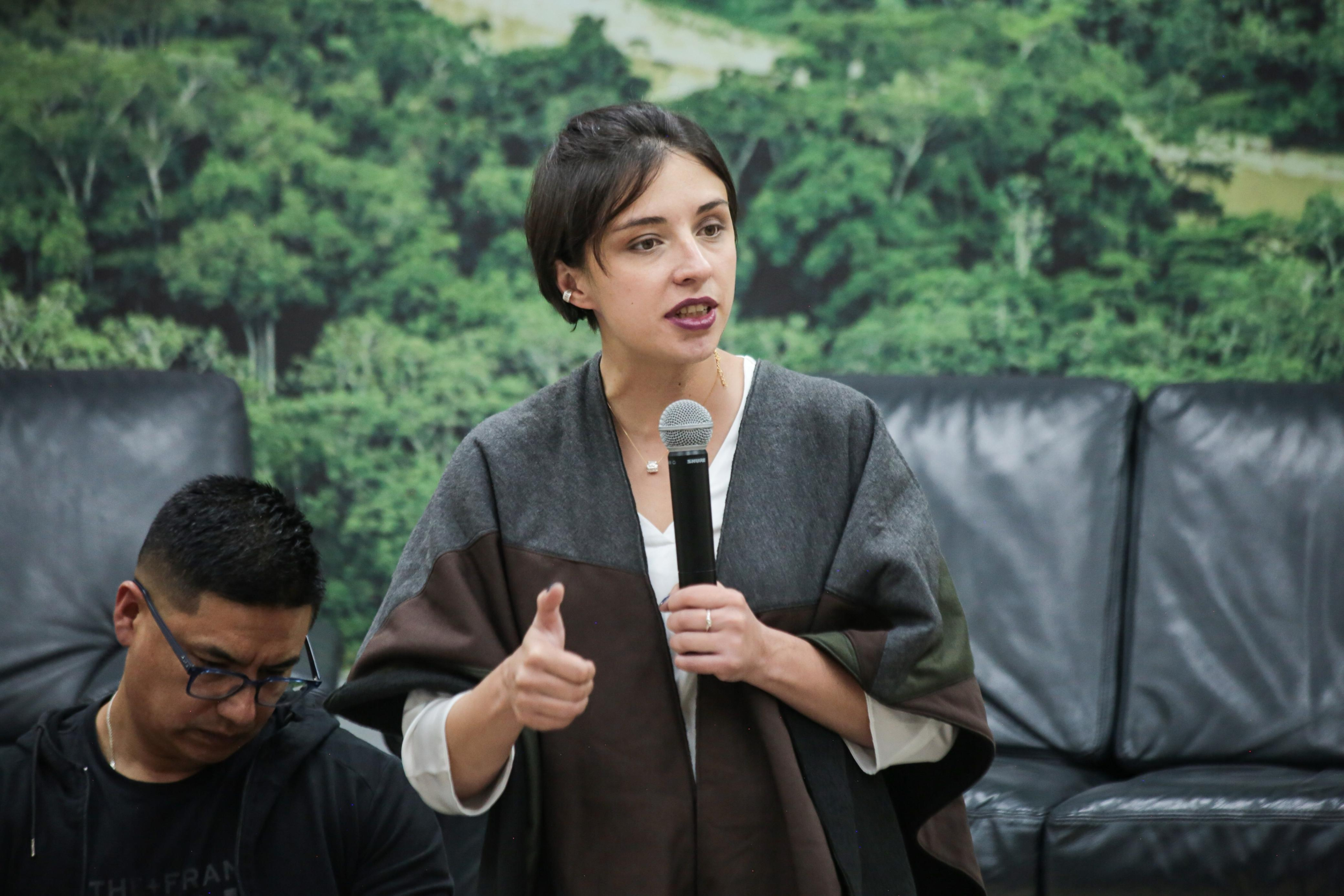 Martha Carvajalino, ministra de Agricultura.