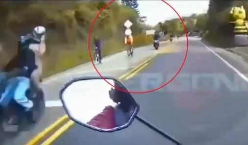 Accidente en vía Bogotá - La Mesa.