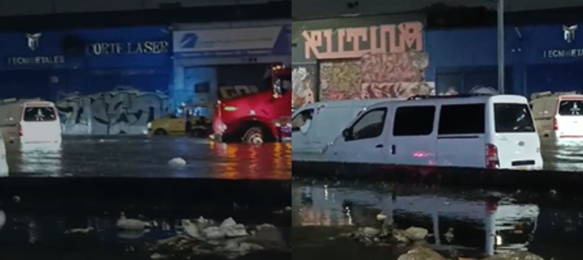 Graves inundaciones por lluvias causaron caos en la movilidad de Bogotá