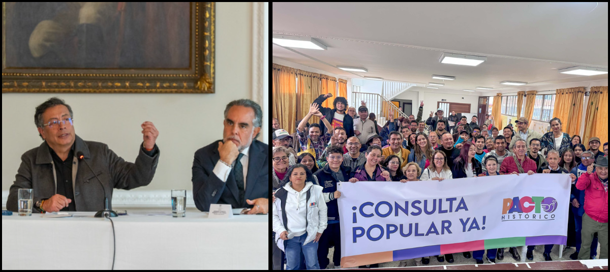 El presidente Gustavo Petro se reunió con miembros de juntas de acción comunal.