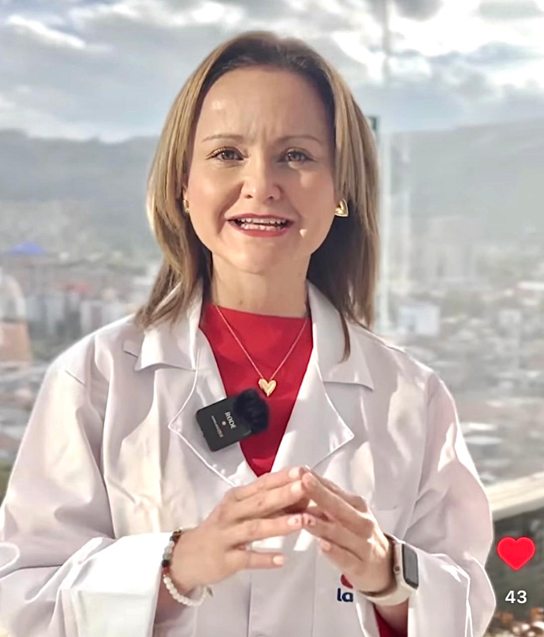Karen Dueñas, cardióloga de la Fundación Cardioinfantil