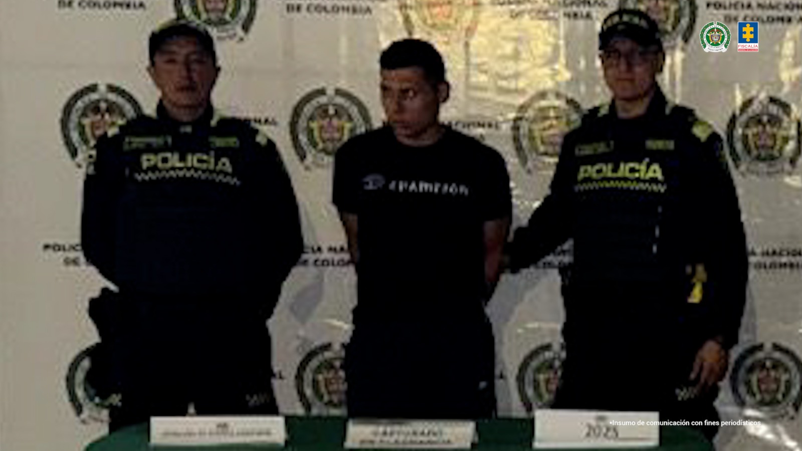 Capturado por la Fiscalía