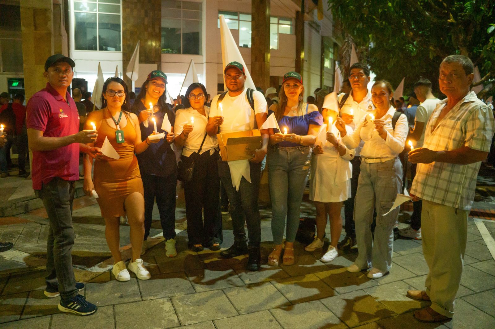Velatón por ganaderos secuestrados