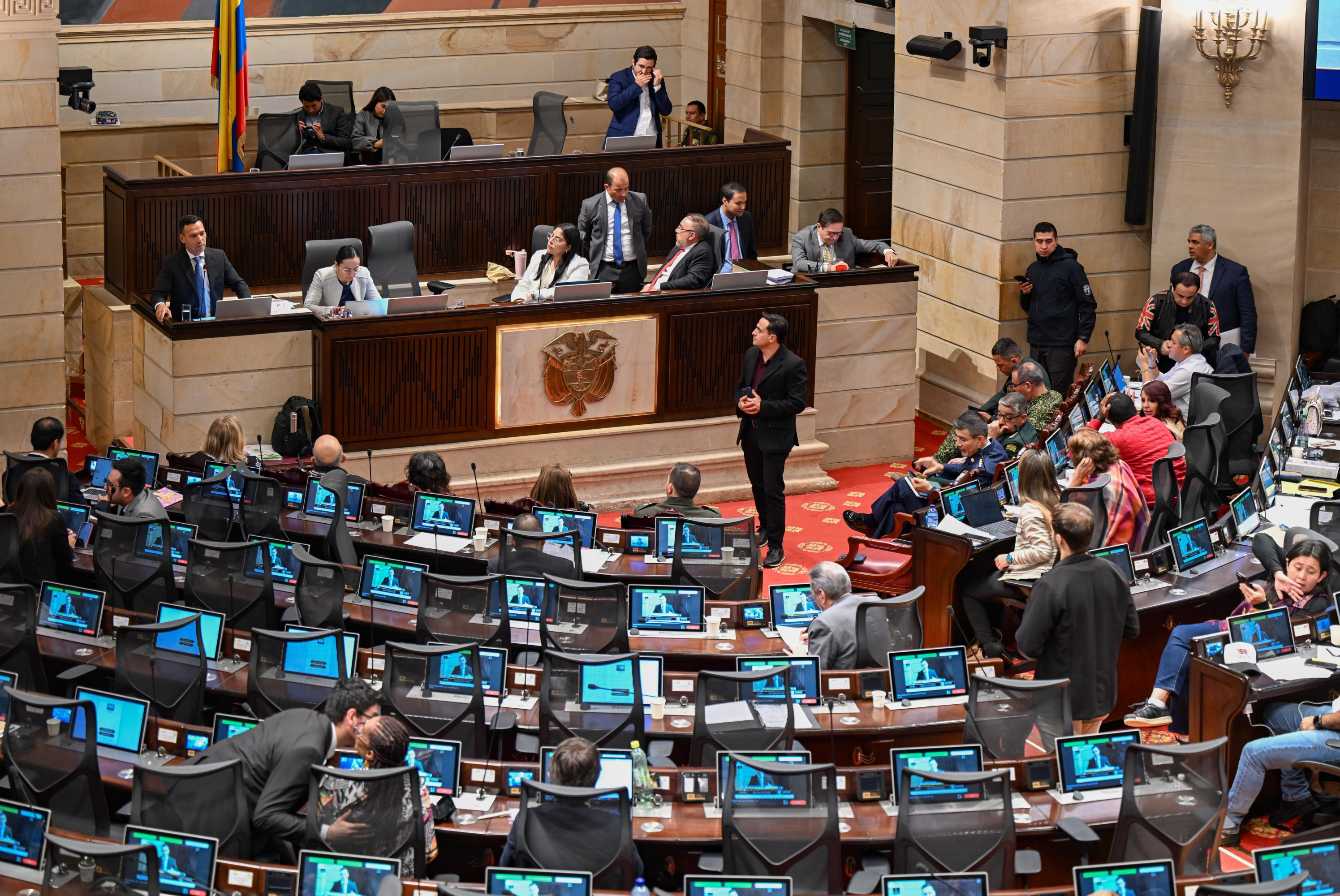 Vista de la intervención de Mindefensa.