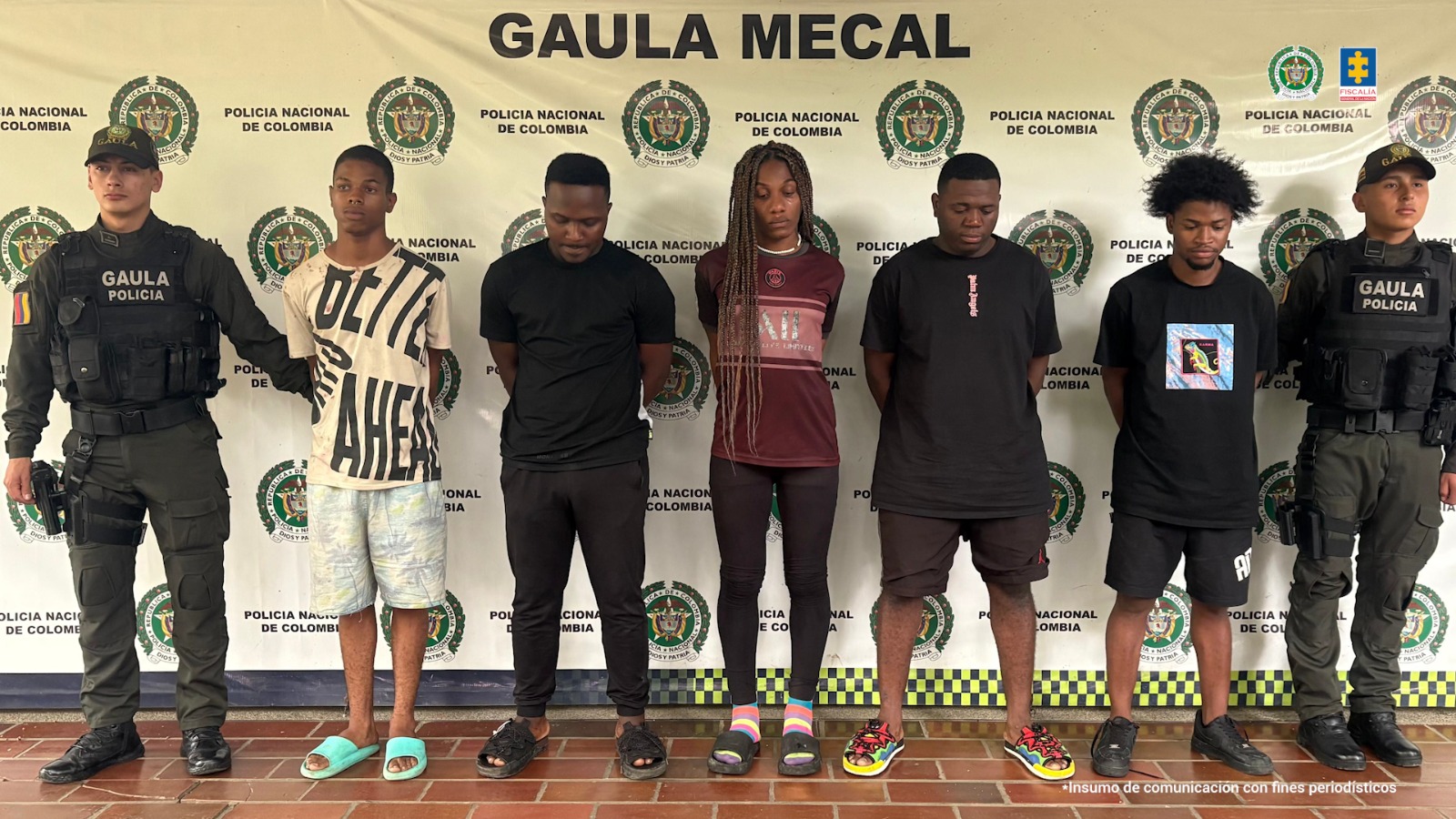 Los capturados en el secuestro extorsivo a dos hermanos ganaderos de Huila.