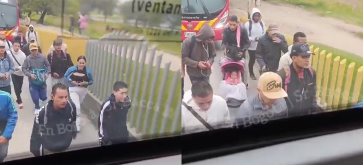 Colados en transmilenio