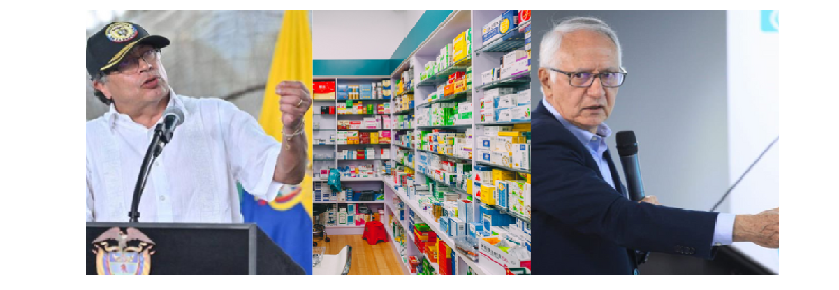 Presidente Gustavo Petro y el Ministro de Salud