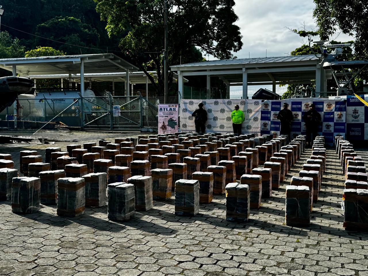 Droga incautada en Nariño.