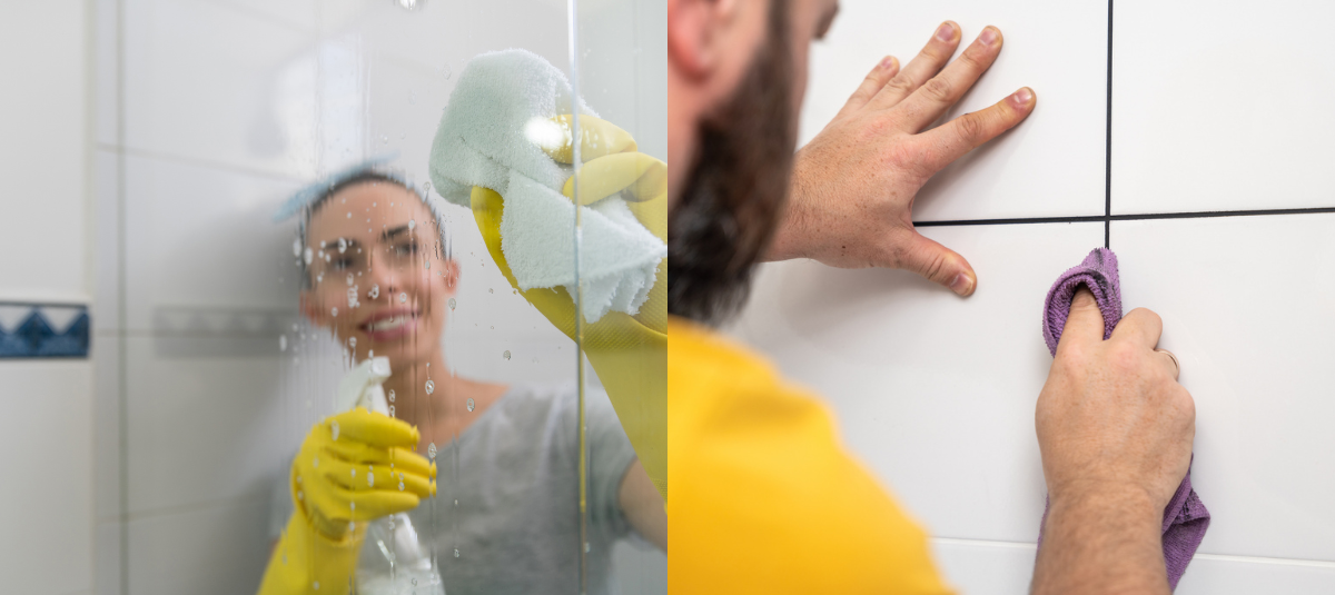 ¿Cómo quitar las manchas de humedad de las paredes del baño?