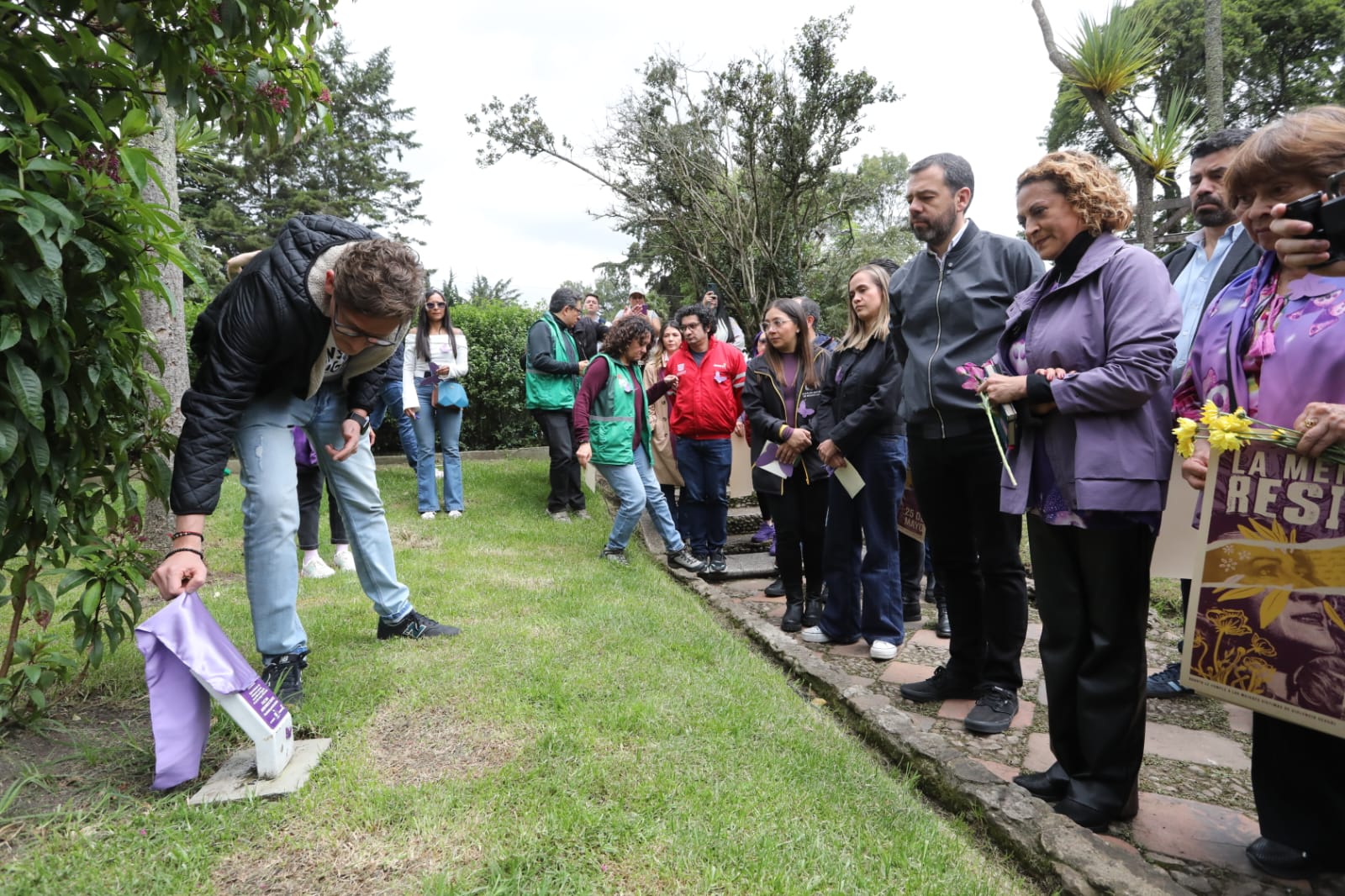 ogotá mayo 25 de 2025. Acto en el parque nacional jardín No Es Hora de Callar, este 25 de mayo el Día nacional de la dignidad de las mujeres víctimas de violencia sexual en el marco del conflicto armado, este lugar símbolo contra las violencias basadas en género.
Fotos: @Miltondiazfoto / El Tiempo