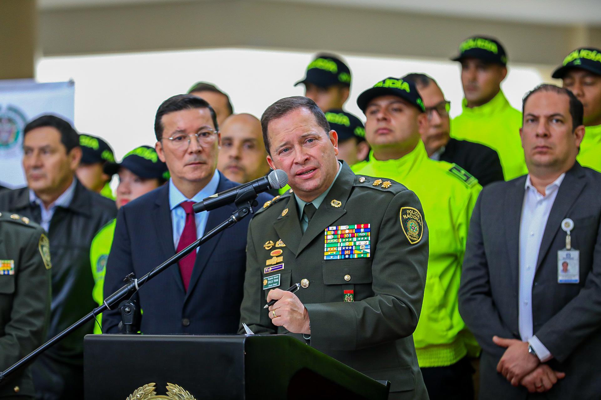 General Carlos Triana, director de la Policía.