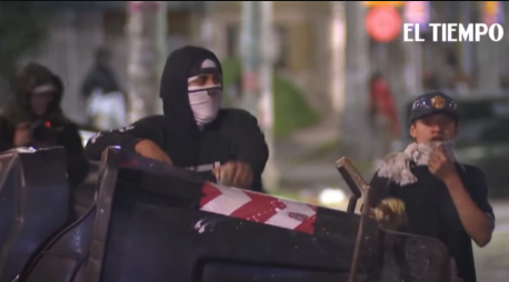 Se registraron disturbios en la localidad de Suba y Usaquén en Bogotá