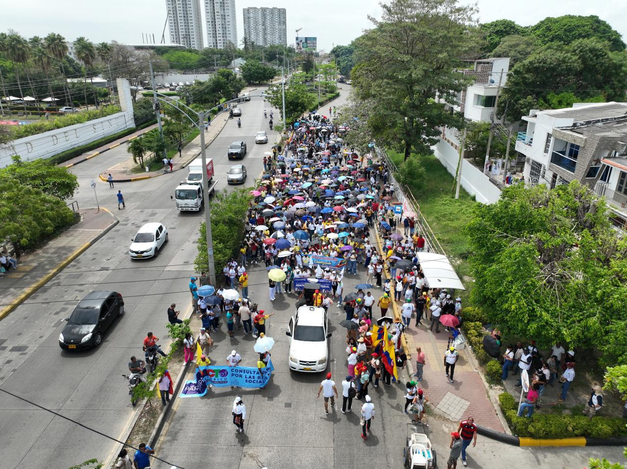 Marchas en Cartagena