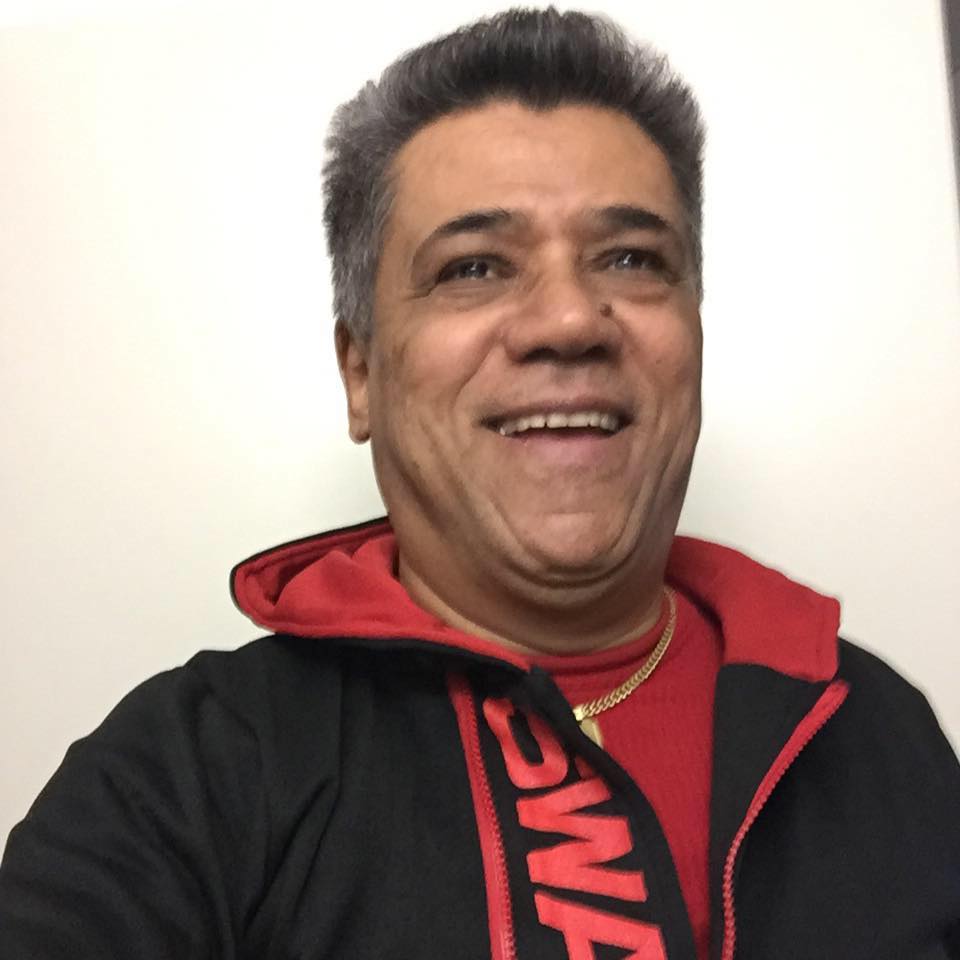 David Vivas, en una fotografía años antes de ser diagnosticado con fibrosis pulmonar.