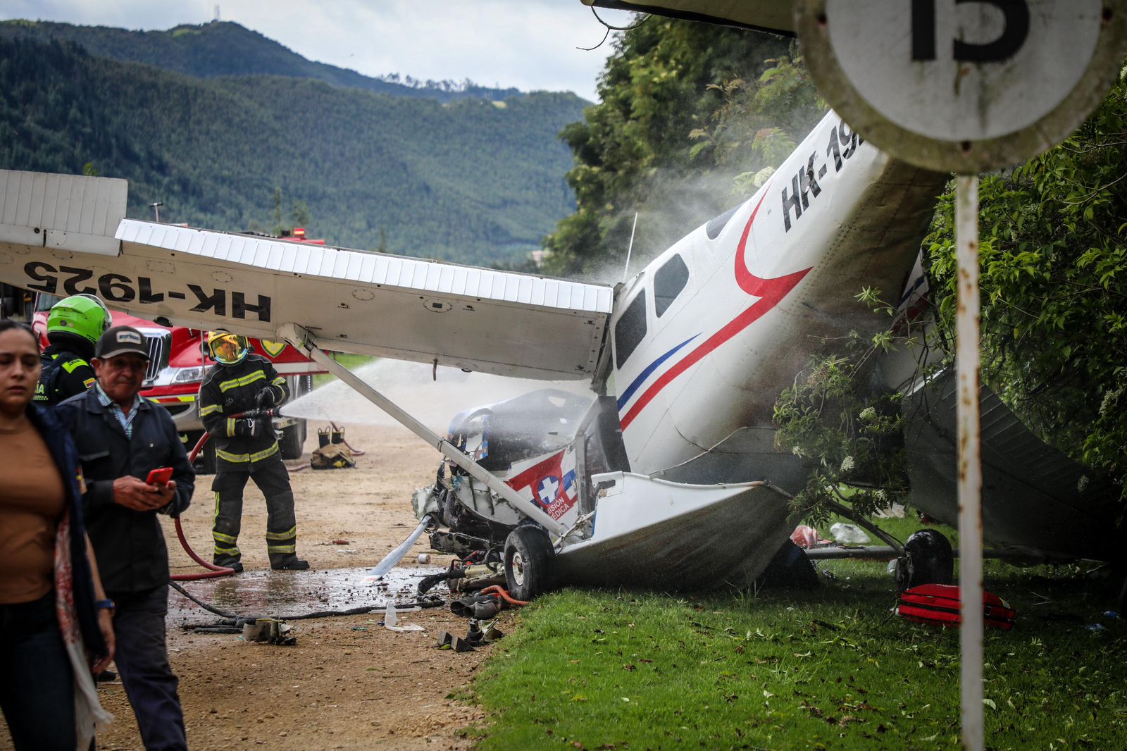 Accidente avioneta
