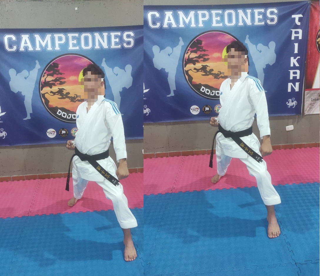 Robo a joven promesa del karate