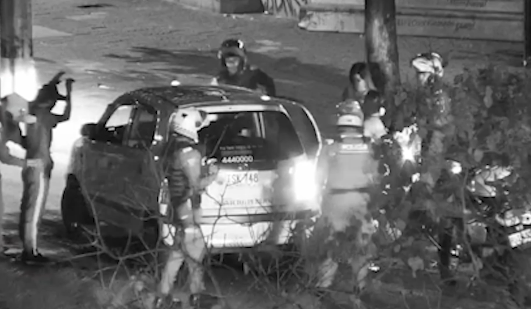 Diligencia de captura de uno de los miembros de 'Los Calvos'.