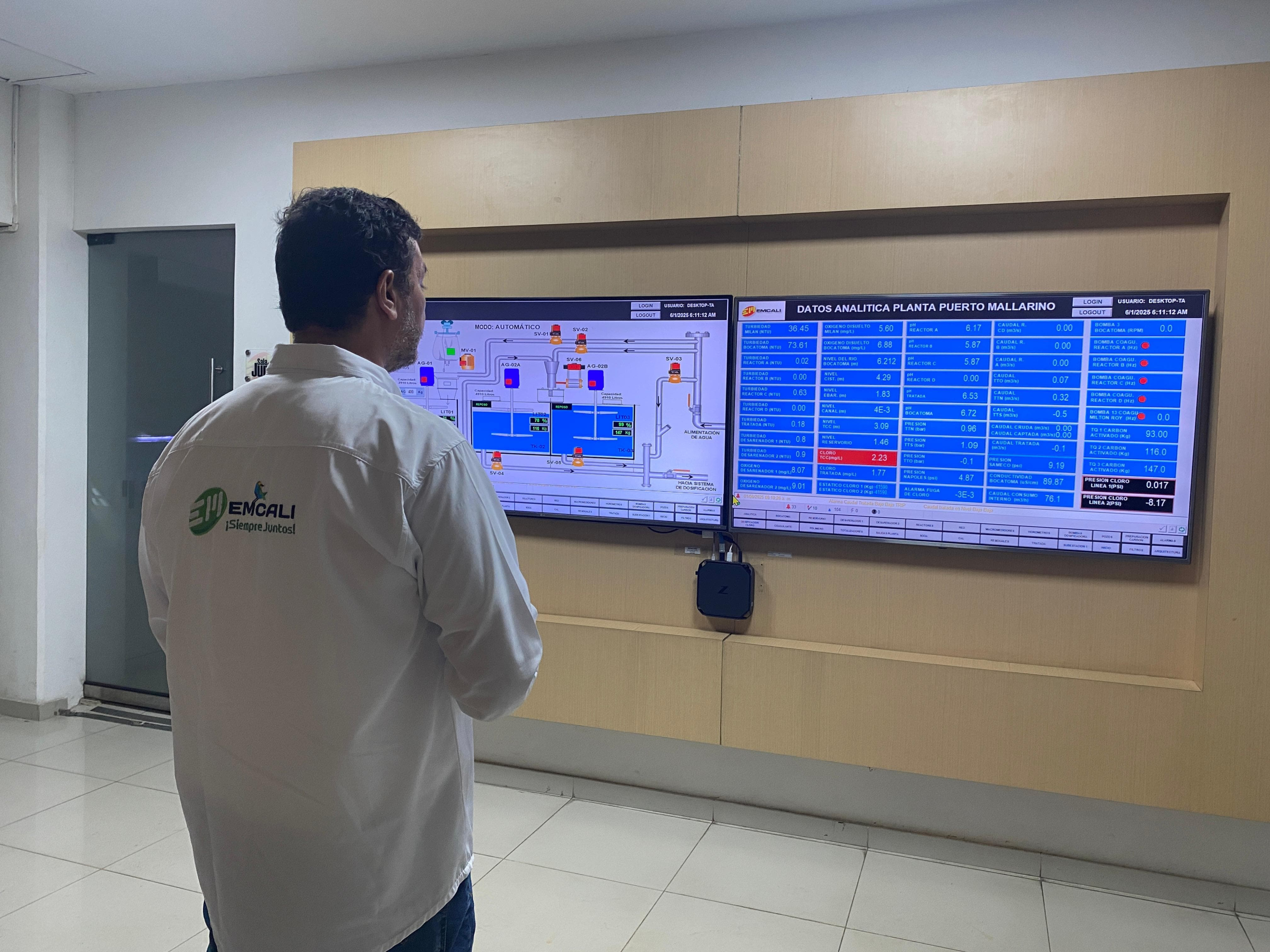 Emcali, en plan de contingencia por mantenimiento de la planta de tratamiento de Puerto Mallarino.