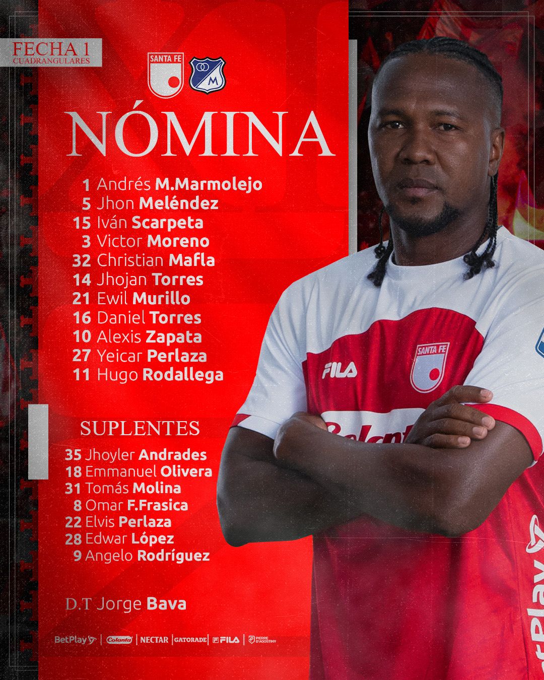Alineación de Santa Fe