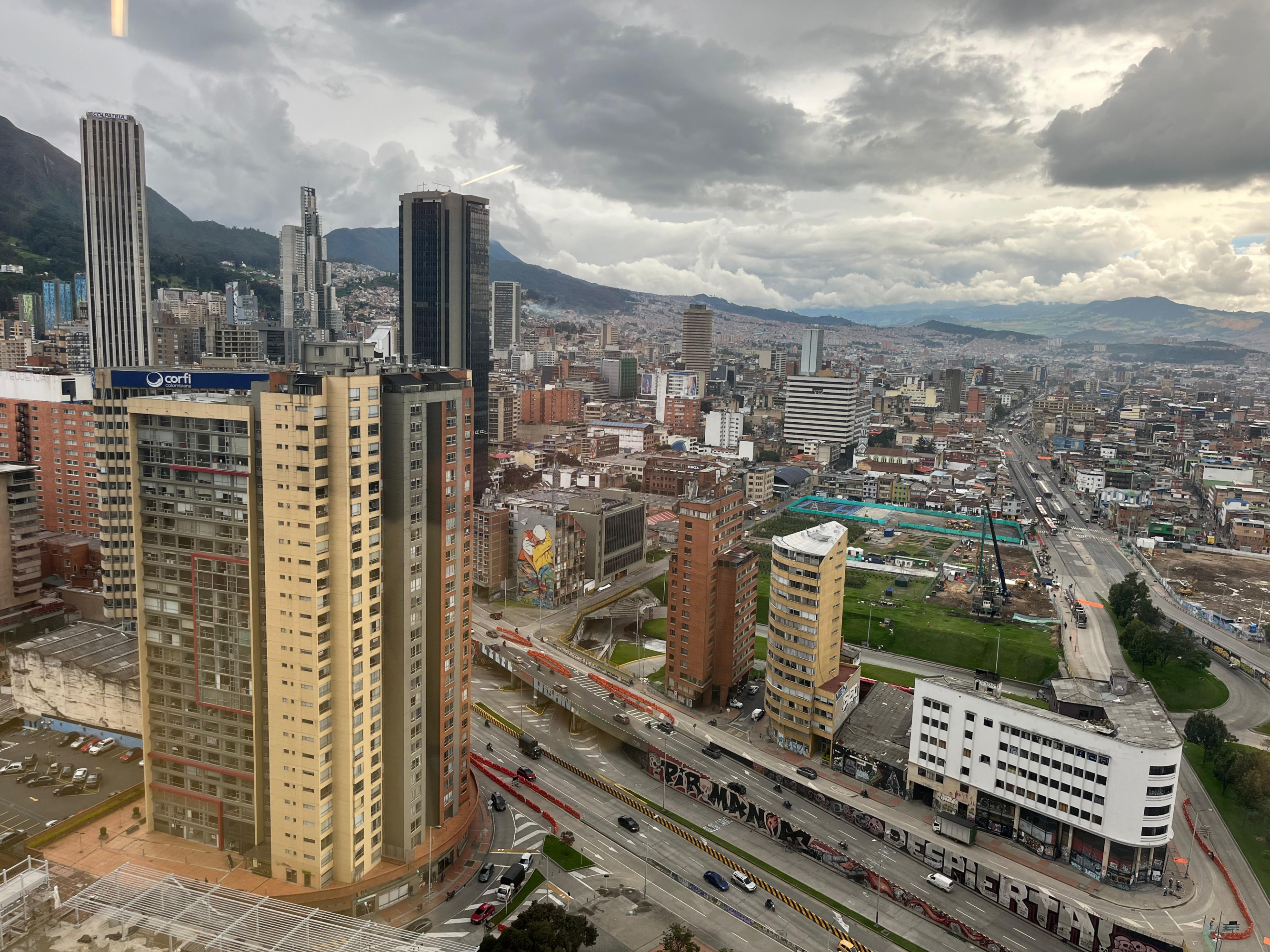 Panorámica centro de Bogotá