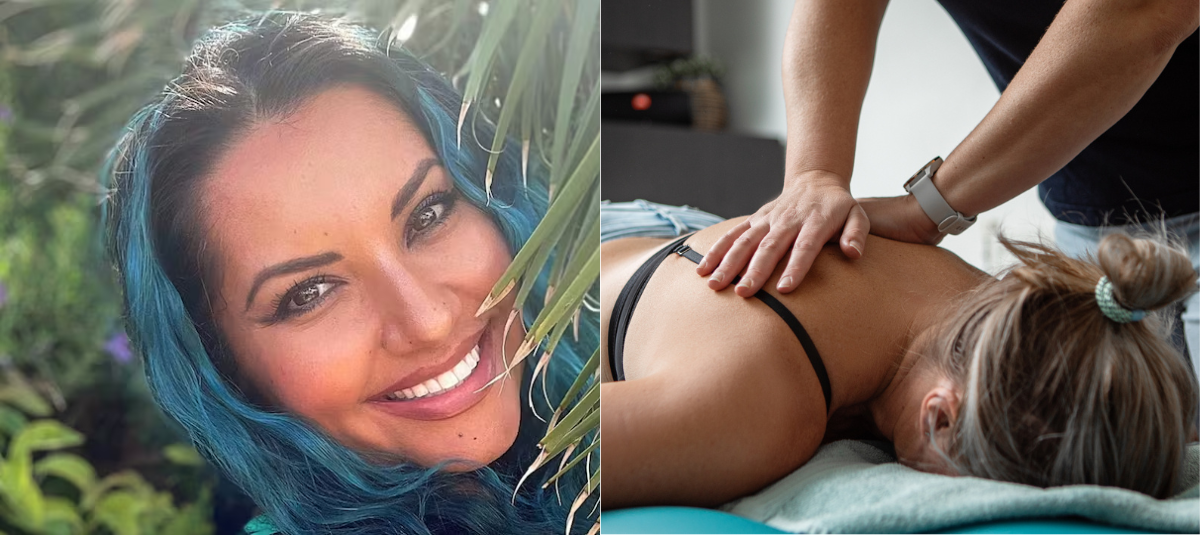 Carissa Klundt, 41, saw a chiropractor for back and chest pain.