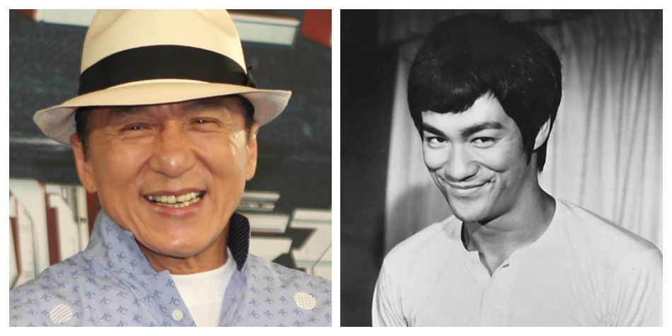 Jackie Chan y Bruce Lee