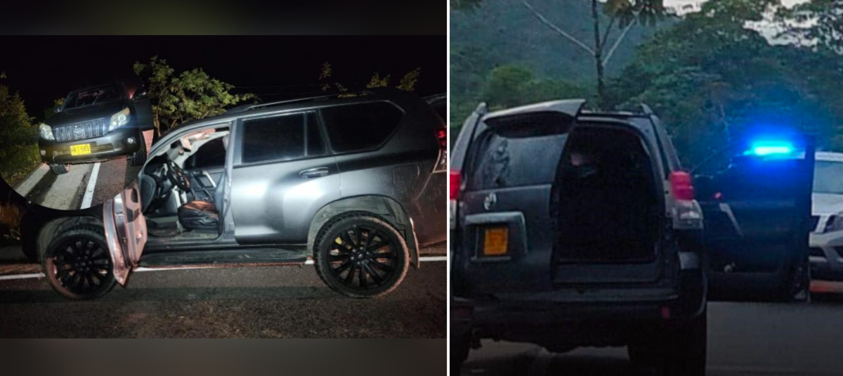 Camioneta Toyota blindada en Putumayo