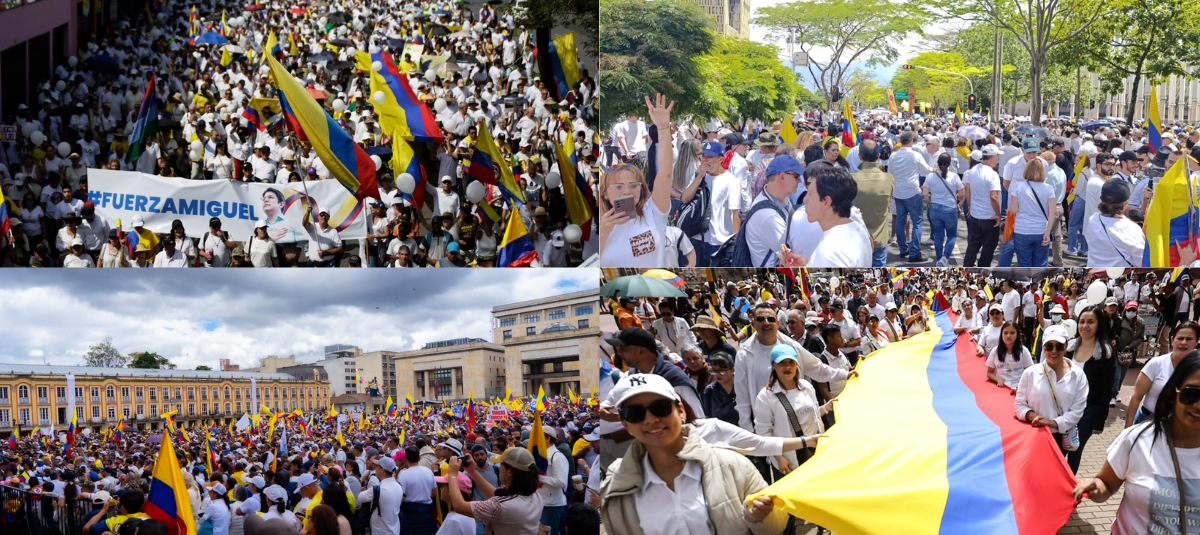La Marcha del Silencio se realizó en Las Principales Ciudades de Colombia.