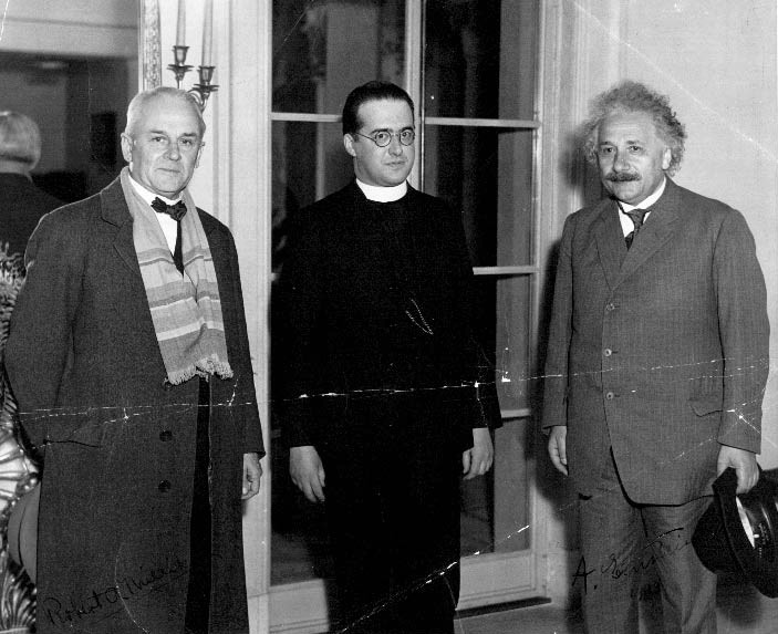Georges Lemaitre y Albert Einstein