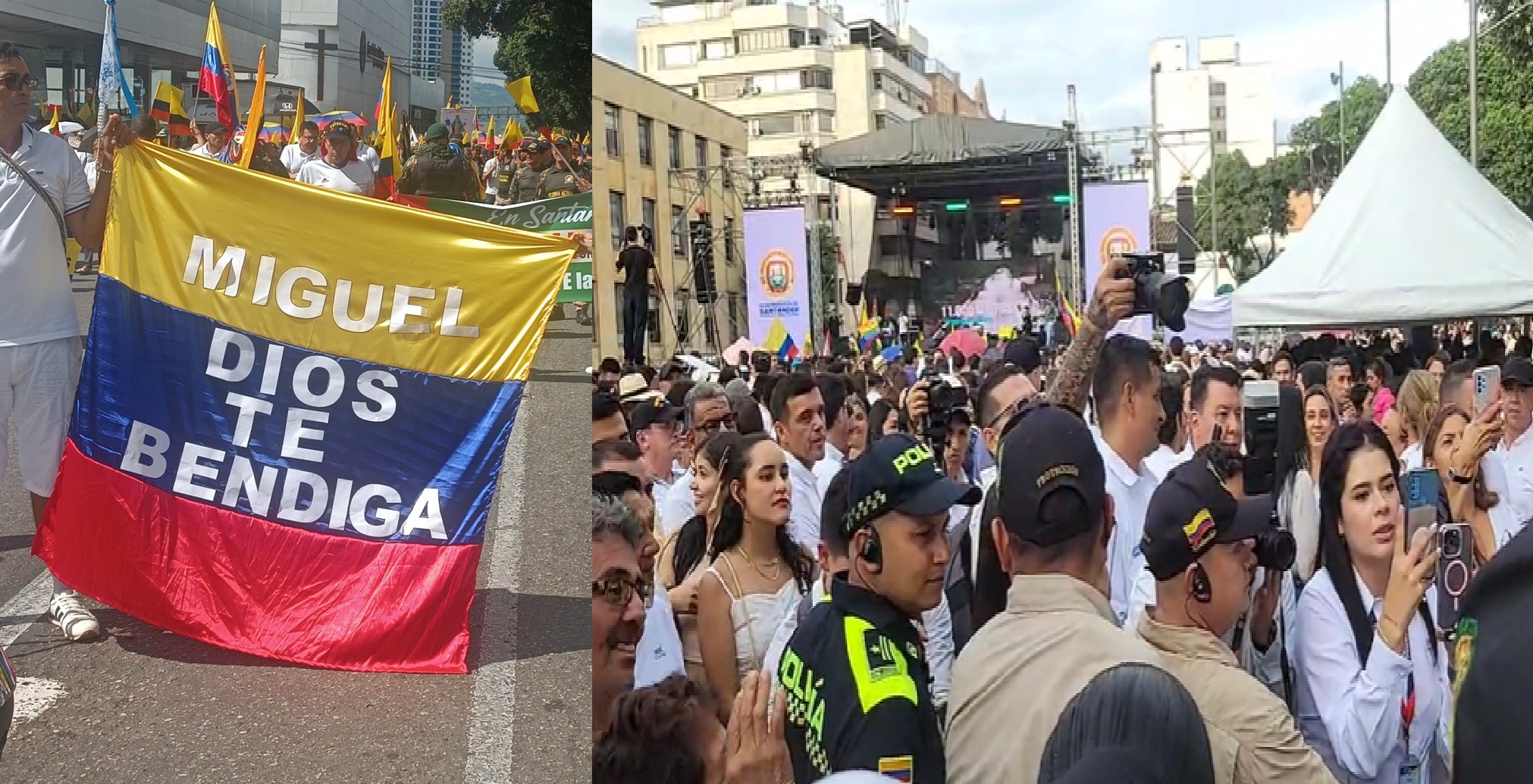 Velatón por la Paz en Bucaramanga