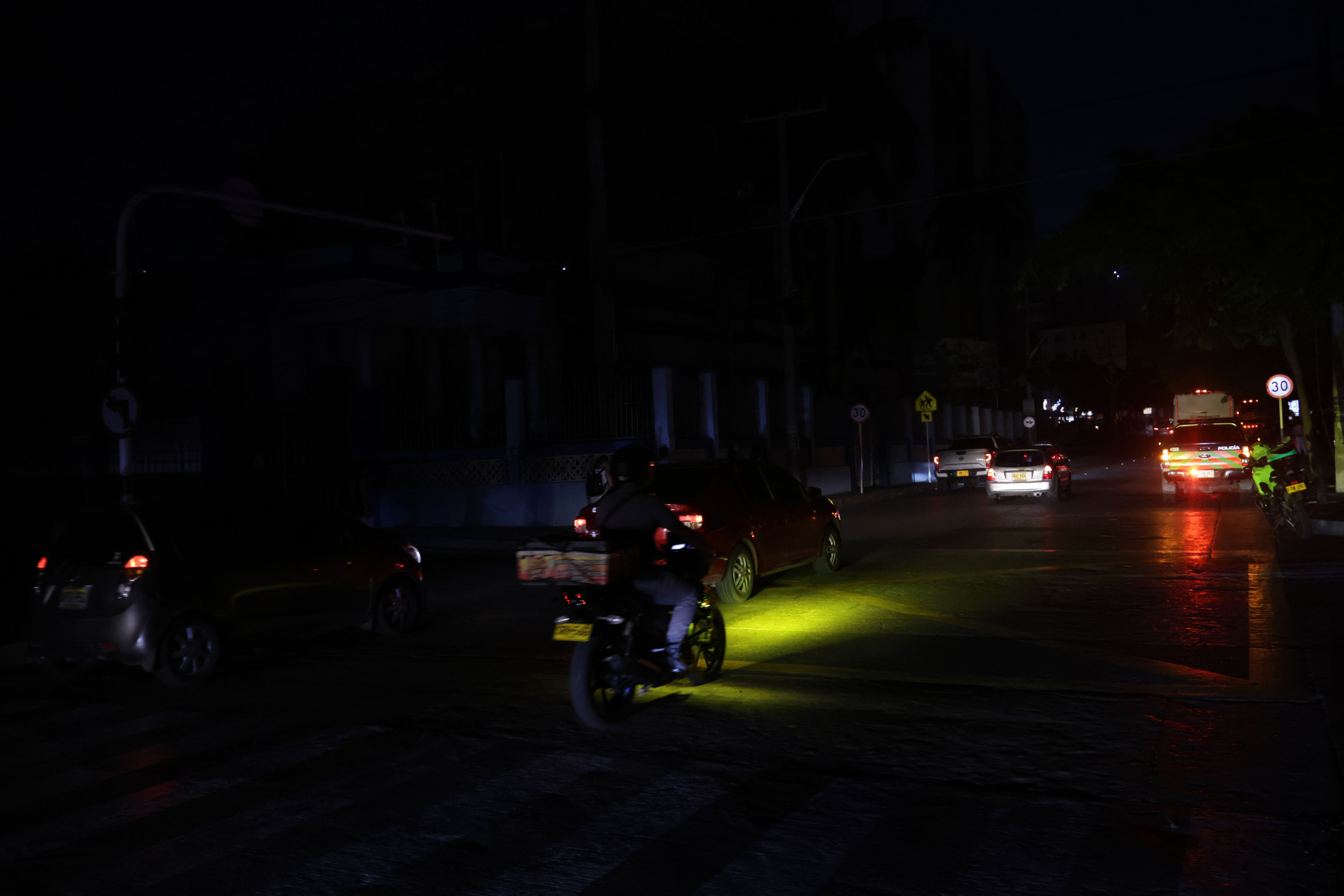 Apagón en Barranquilla.