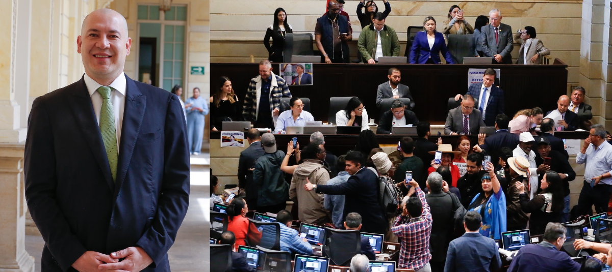 El representante Juan Camilo Londoño fue uno de los conciliadores de la reforma laboral.