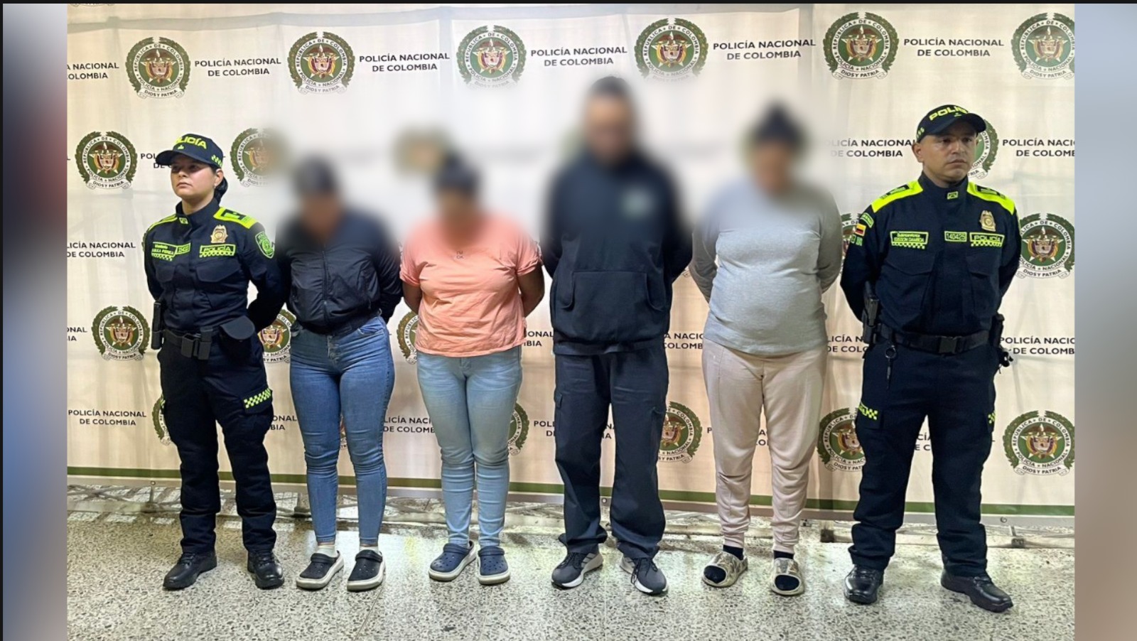 FUERON CAPTURADOS CINCO Presuntos Responsables –Incluido un Ciudadano Francés.