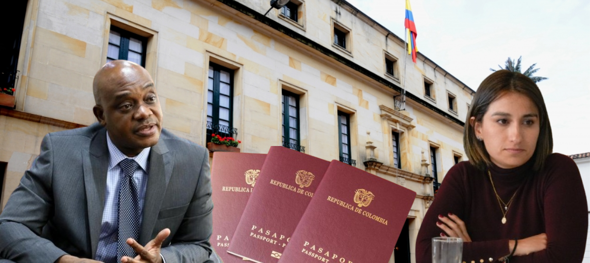 EL EXCANDILERO Luis Gilberto Murillo y La Canciller Laura Sarabia.