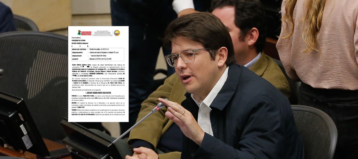 Demanda A Investidura de Miguel Uribe Turbay.