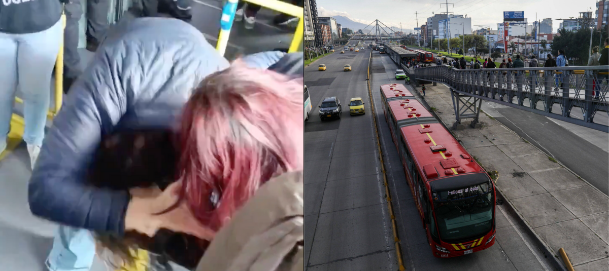 Agresión Entre Mujeres en Transmilenio.