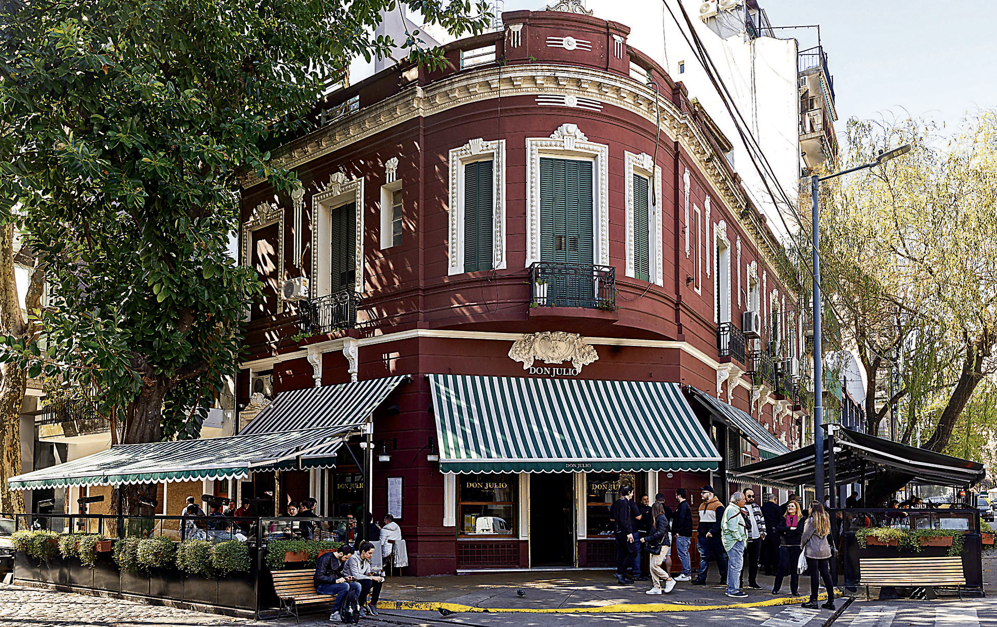 Fachada del restaurante, ubicado en el barrio de Palermo.
